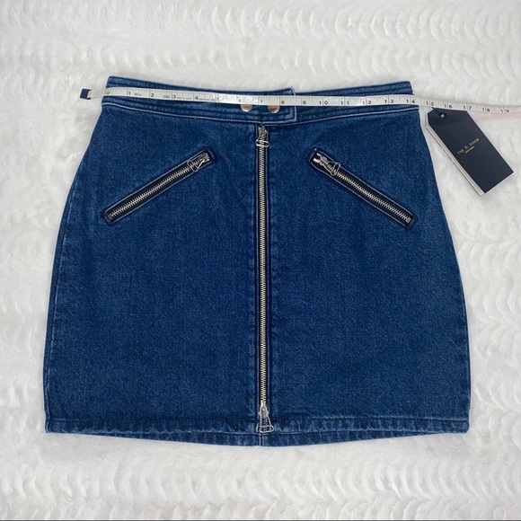 Rag & Bone Denim Mini Skirt NWT Size 27 - Picture 10 of 11